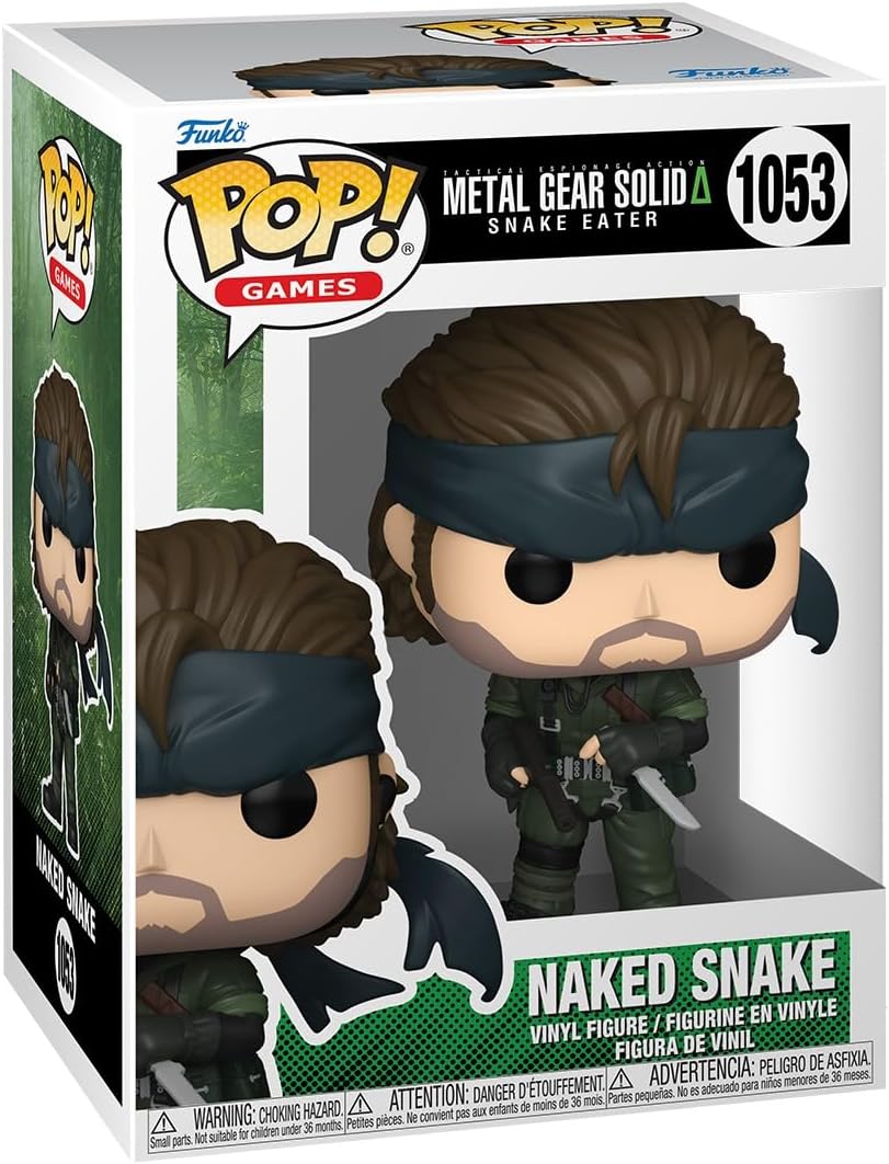 Pop Games Metal Gear Solid 3.75 Inch Action Figure - Naked Snake #1053