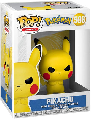 Pop Games Pokemon 3.75 Inch Action Figure - Grumpy Pikachu #598