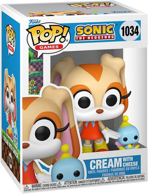 Pop Games Sonic The Hedgehog 3.75 Inch Action Figure - Cream with Cheese #1034