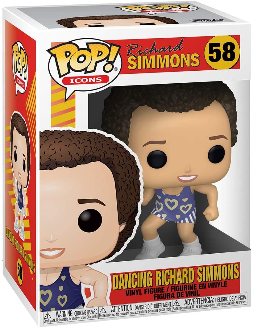 Pop Icons Richard Simmons 3.75 Inch Action Figure - Richard Simmons #58