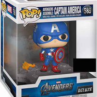 Pop Marvel Avengers 3.75 Inch Action Figure Deluxe Exclusive - Avengers Assemble Captain America #589