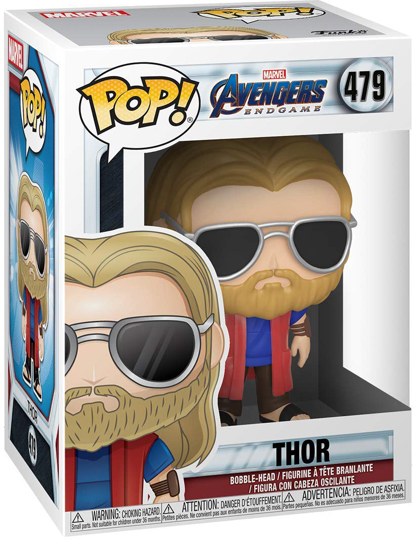 Pop Marvel 3.75 Inch Action Figure Avengers Endgame - Casual Thor #479