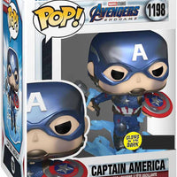 Pop Marvel Avengers Endgame 3.75 Inch Action Figure Exclusive - Captain America with Broken Shield & Mjolnir #1198