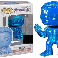 Pop Marvel Avengers Endgame 3.75 Inch Action Figure Exclusive - Hulk Blue Chrome #499