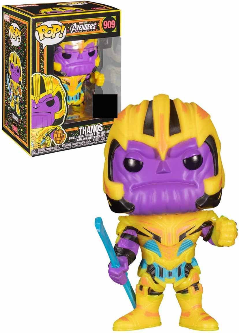 Pop Marvel Avengers Endgame 3.75 Inch Action Figure Exclusive - Thanos Blacklight #909