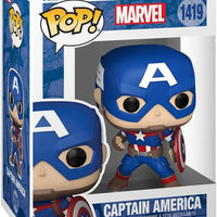 Pop Marvel Captain America 3.75 Inch Action Figure - Captain America #1419