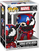 Pop Marvel 3.75 Inch Action Figure - Carnageized Captain America #1436