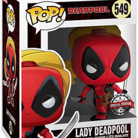 Pop Marvel 3.75 Inch Action Figure Deadpool - Lady Deadpool # 549 Exclusive