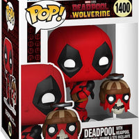 Pop Marvel Deadpool & Wolverine 3.75 Inch Action Figure - Deadpool with Headpool #1400