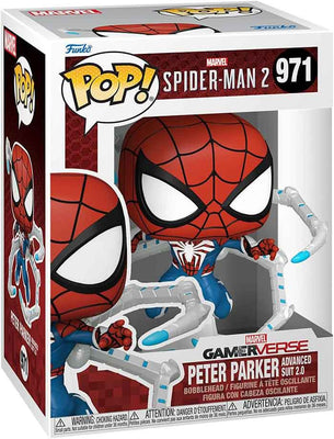 Pop Marvel Gamerverse Spider-Man 2 3.75 Inch Action Figure - Peter Parker Advanced Suit 2.0 #971