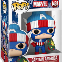 Pop Marvel 3.75 Inch Action Figure - Holiday Captain America #1438