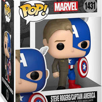 Pop Marvel Marvel Split 3.75 Inch Action Figure - Captain America/Steve Rogers #1431