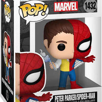 Pop Marvel Marvel Split 3.75 Inch Action Figure - Spider-Man/Peter Parker #1432