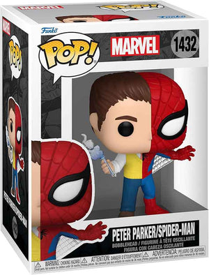 Pop Marvel Marvel Split 3.75 Inch Action Figure - Spider-Man/Peter Parker #1432