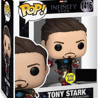 Pop Marvel The Infinity Saga 3.75 Inch Action Figure Exclusive - Tony Stark Suit-Up Glow-in-The-Dark #1416