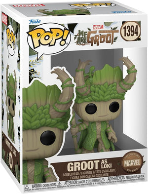 Pop Marvel We Are Groot 3.75 Inch Action Figure - Groot as Loki #1394