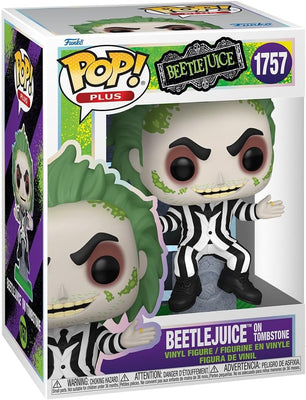 Pop Plus Movies Beetlejuice 3.75 Inch Action Figure - Beetlejuice on Tombstone #1757