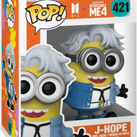 Pop Movies Despicable Me 4 3.75 Inch Action Figure - Minion J-Hope #421