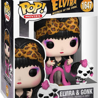 Pop Movies Elvira Mistress Of The Dark 3.75 Inch Action Figure - Elvira & Gonk #1647