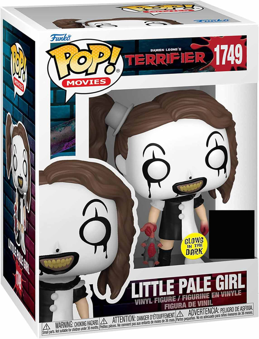 Pop Movies Terrifier 3.75 Inch Action Figure - Little Pale Girl #1749