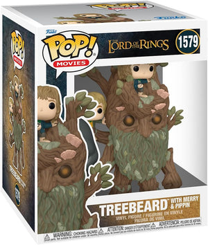 Pop Movies The Lord of The Rings 6 Inch Action Figure Deluxe - Treebeard with Merry & Pippin #1579