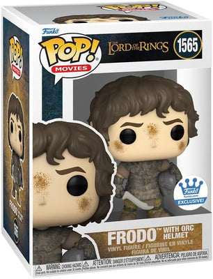 Pop Movies The Lord of The Rings 3.75 Inch Action Figure Exclusive - Frodo Baggins with Orc Helmet #1565