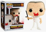 Pop Movies 3.75 Inch Action Figure The Silence Of The Lambs - Bloody Hannibal Lector with Baton #788