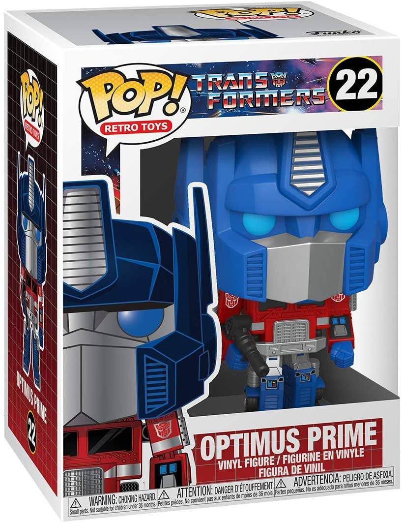 Pop Retro Toys Transformers 3.75 Inch Action Figure - Optimus Prime #22