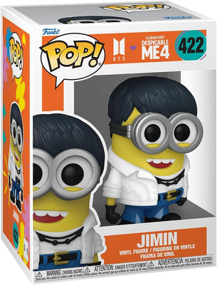 Pop Rocks Minions x BTS 3.75 Inch Action Figure - Minion Jimin #422