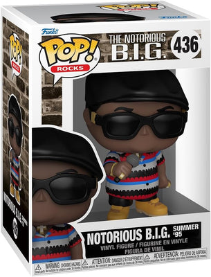 Pop Rocks The Notorious B.I.G. 3.75 Inch Action Figure - Notorious Big Summer 95 #436