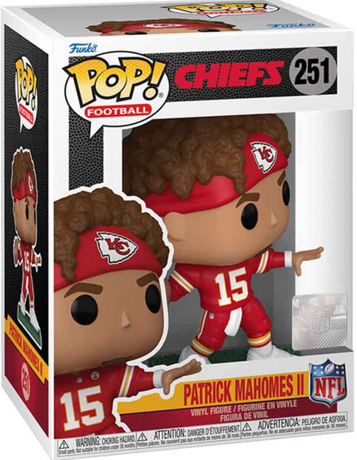 Pop Sports NFL Football 3.75 Inch Action Figure - Patrick Mahomes II #251