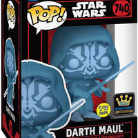 Pop Star Wars 3.75 Inch Action Figure Exclusive - Hologram Darth Maul #740