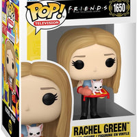 Pop Television Friends 3.75 Inch Action Figure - Rachel Green (with Mrs. Whiskerson) #1650