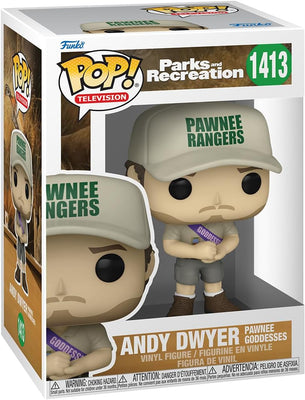 Pop Television Parks and Recreation 3.75 Inch Action Figure - Andy Dwyer with Pawnee Goddesses Sash #1413