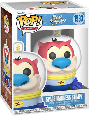 Pop Television Ren & Stimpy 3.75 Inch Action Figure - Space Madness Stimpy #1533