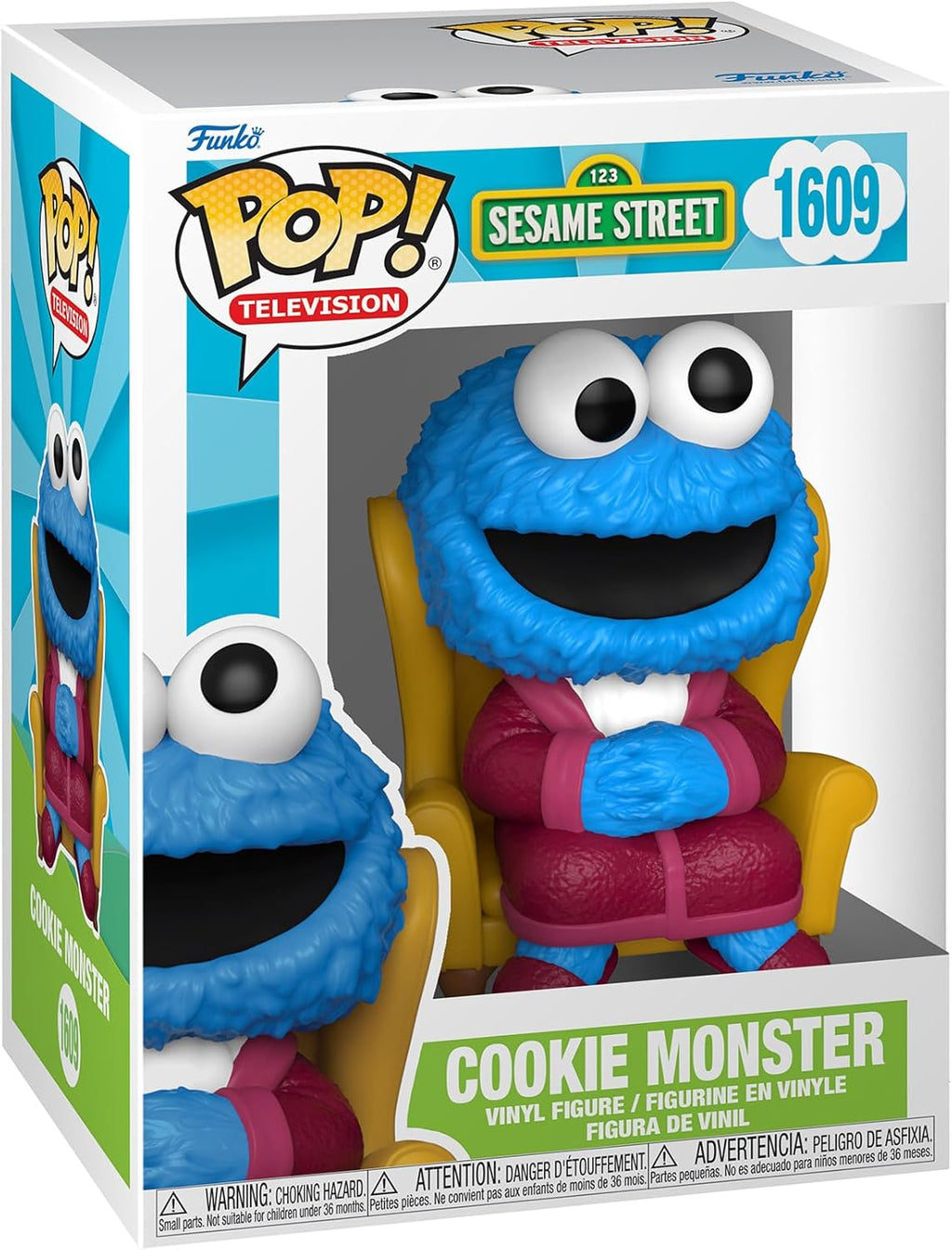 Pop Television Sesame Street 3.75 Inch Action Figure - Cookie Monster #1609