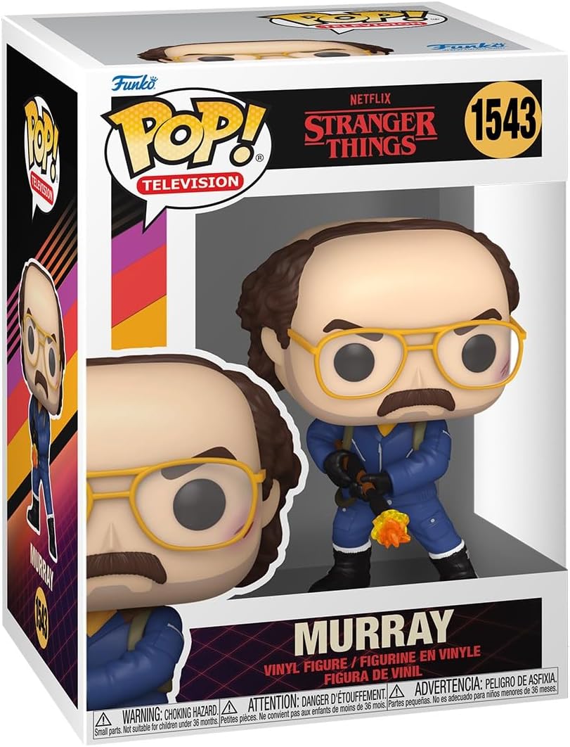 Pop Television Stranger Things 3.75 Inch Action Figure - Murray #1543