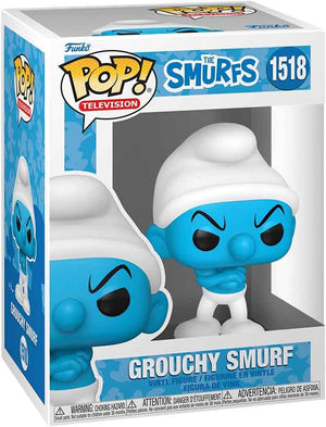 Pop Television The Smurfs 3.75 Inch Action Figure - Grouchy Smurf #1518