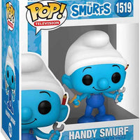 Pop Television The Smurfs 3.75 Inch Action Figure - Handy Smurf #1519