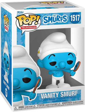 Pop Television The Smurfs 3.75 Inch Action Figure - Vanity Smurf #1517