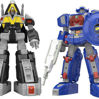 Power Rangers In Space 7 Inch Action Figure Super Mini Pla Series - Astro Megazord & Delta Megazord Set