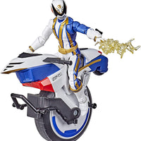 Power Rangers Lightning Collection 6 Inch Action Figure Exclusive - S.P.D. Omega Ranger and Uniforce Cycle