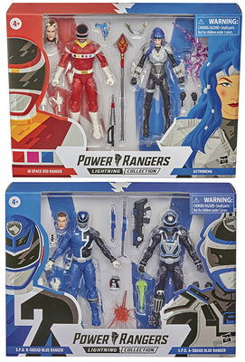 Power Rangers Lightning Collection 6 Inch Action Figure Wave 1 2-Pack - Set of 2 (Red - Astronema - A Squad - B Squad)