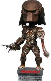 Predator 2 9 Inch Statue Bobblehead Extreme Head Knockers - Predator Boblehead (Opened Packaging)