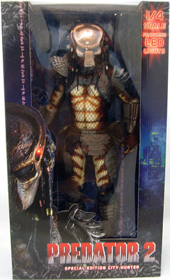 Predator 18 Inch Action Figure 1/4 Scale Series - City Hunter Predator with Led Lights 1/4 Scale