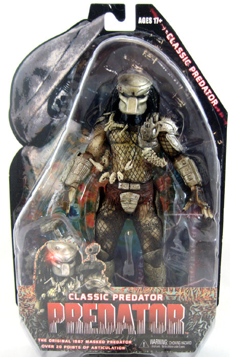 Predators 7 Inch Action Figure Series 3 - Classic Masked Predator (Loose Bubble Non Mint Card)