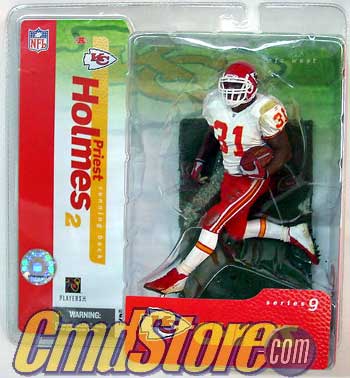 PRIEST HOLMES II WHITE VARIANT Figure NFL Football Series 9 McFarlane Sportspicks