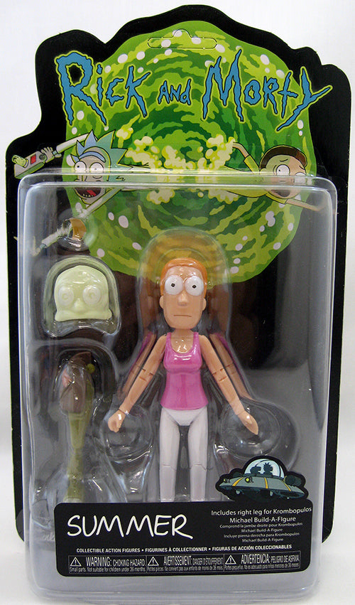 Rick & Morty 5 Inch Action Figure Krombopulos Michael BAF Series - Summer