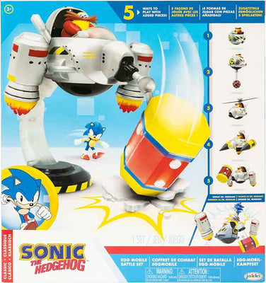 Sonic The Hedgehog 2.5 Inch Action Figure Box Set - Egg Mobile Battle Set