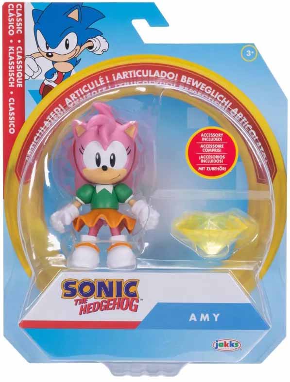 Sonic The Hedgehog 4 Inch Action Figure Articulated Wave 18 - Amy